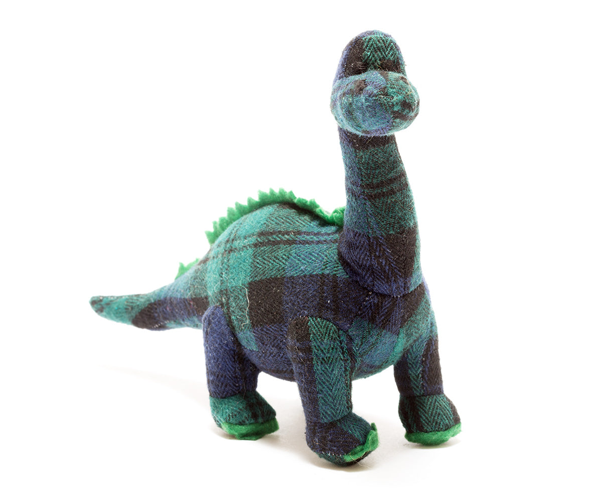 Diplodocus Soft Toy Dinosaur – Tartan