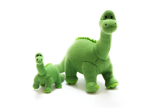 Diplodocus Knitted Dinosaur – Green