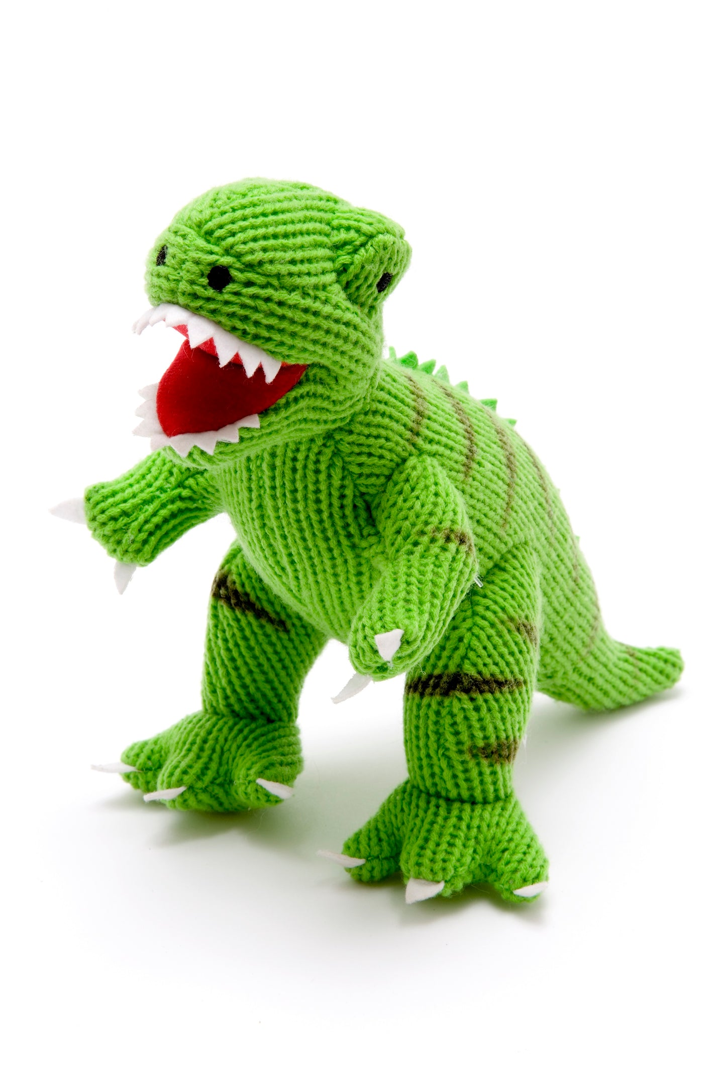 T-Rex Knitted Dinosaur – Green